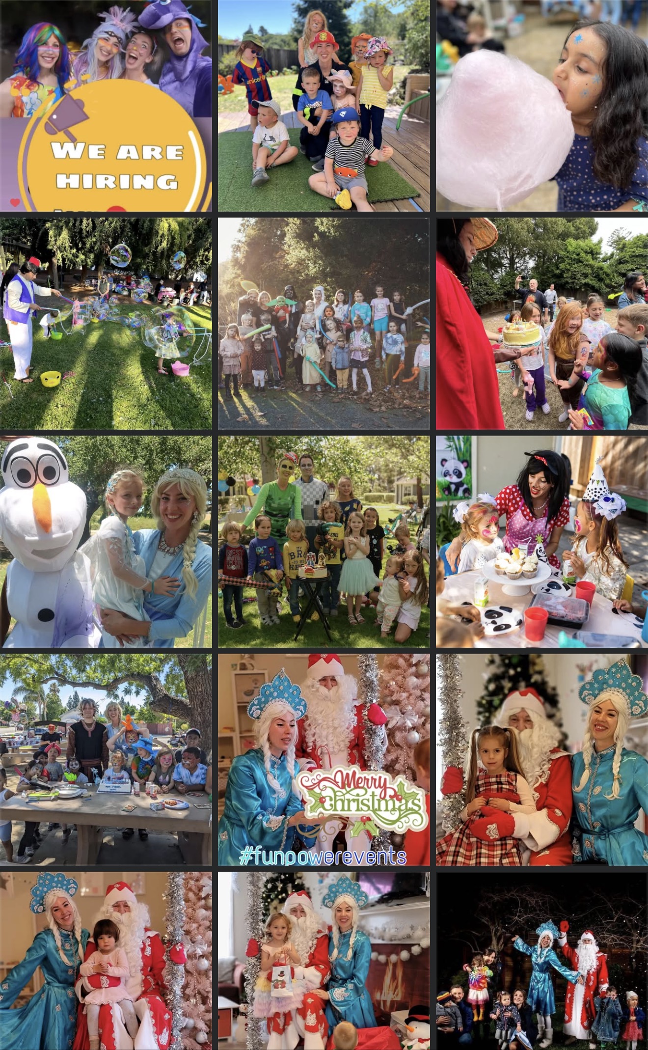 Funpower Events Facebook grid